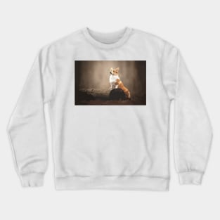 Cute Corgi Digital Painting Crewneck Sweatshirt